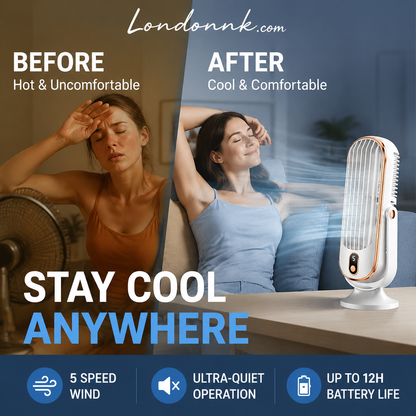 🥳2026 HOT SALE🥳💞50K+ SOLD!💨🌙 49% OFF! Portable Table Fan – 5 speeds, ultra‑quiet, gentle breeze. Perfect for bedroom or office. Stay cool without noise! 😴✨