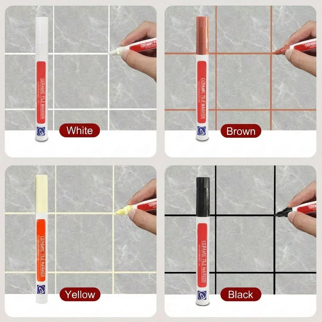 Anti-Mould & Waterproof Joint Pen for Ceramic Tiles(2PCS)