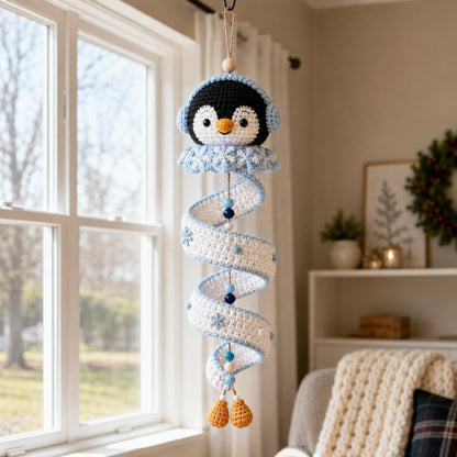 ☃️Last day 50% OFF - DIY spiral crochet snowman set