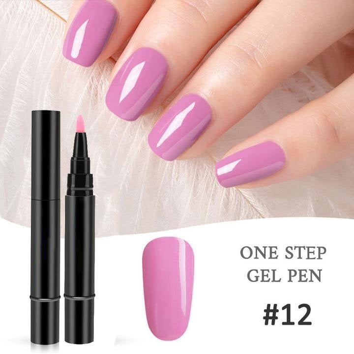 💅 Limited Time Buy 1 Get 1 Free ! ✨One Step Nail Gel Pen🎨Free handheld mini UV nail lamp💡