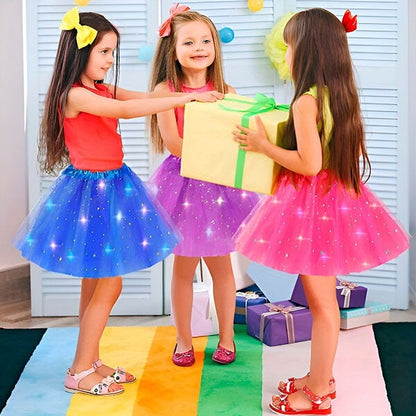 🌟 Final Clearance! Princess Glow LED Skirt – Soft Safe Stretchy