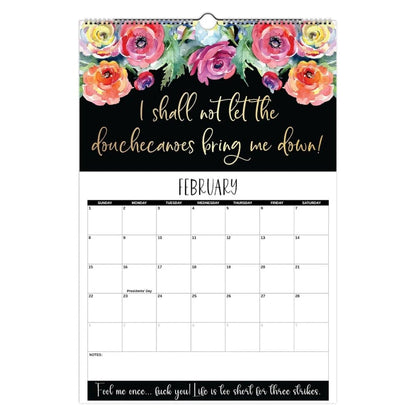 Here We F*cking Go Again: 2026 Swear Calendar for Tired-Ass Women