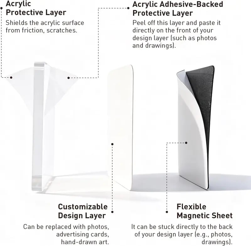 🧲 DIY Acrylic Fridge Magnet Kit