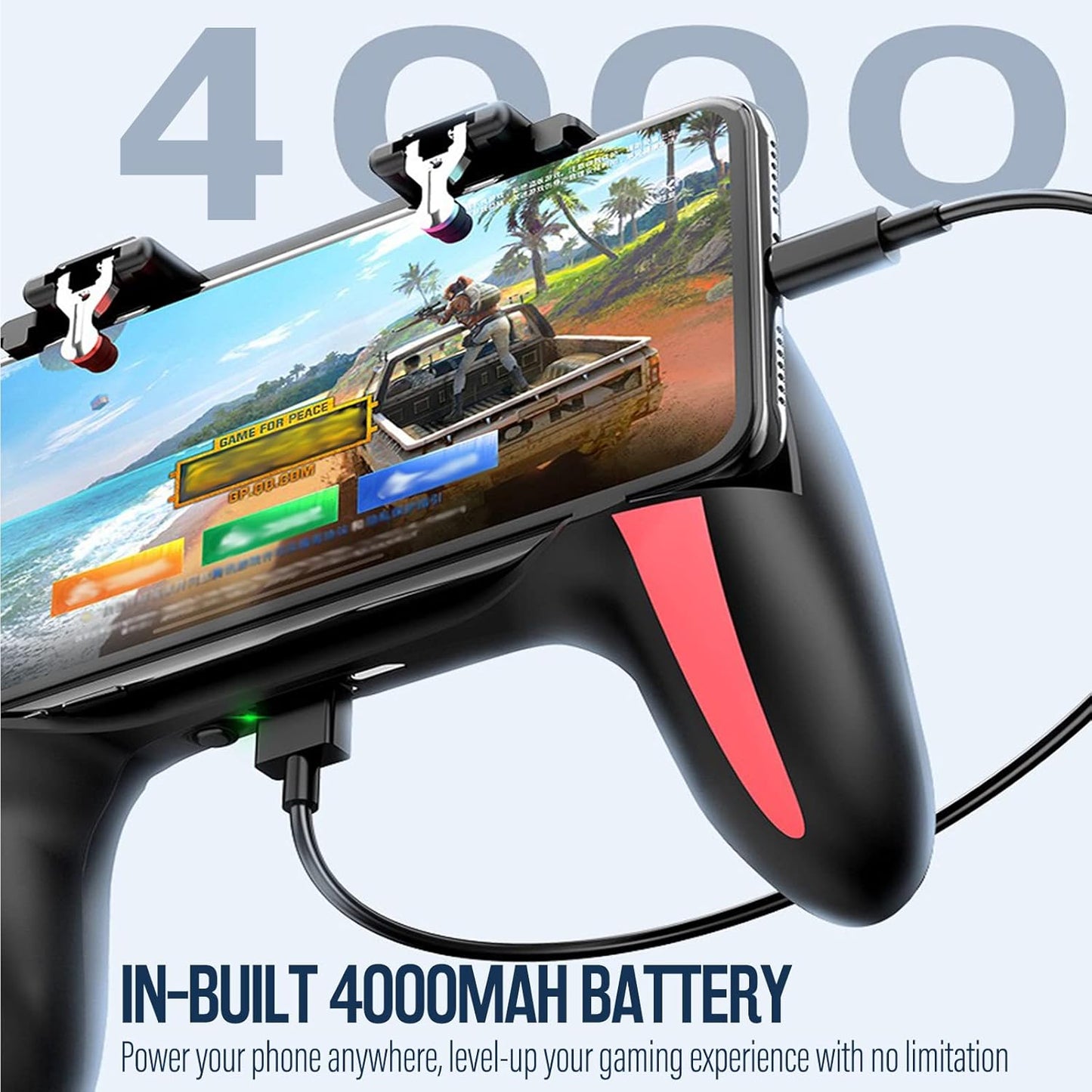🎮 4-Finger Game Controller – Pro Mobile Gaming Grip