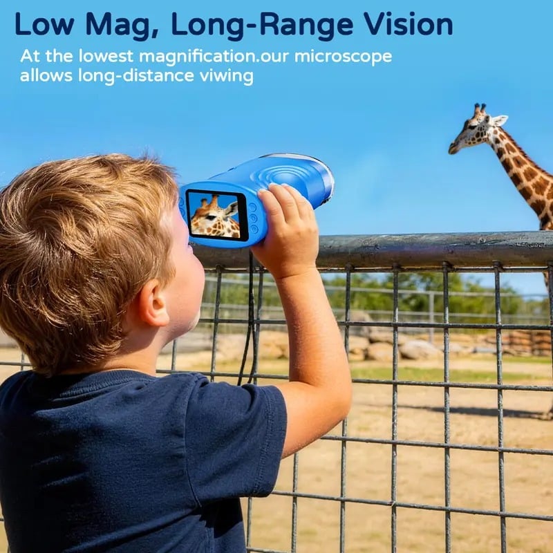 🔬 1000X Magic Eye: Kids' 2-in-1 Handheld Microscope & HD Camera 📸