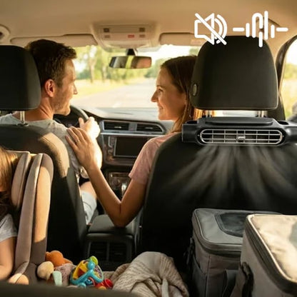 ❄️ Professional Grade Stealth Car Seat Fan-  Invisible Cooling Comfort For Every Drive🚗
