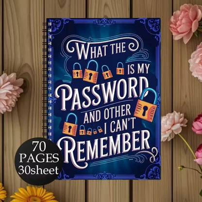 🔥Best Gift - 📅 Funny Password Notebook- Spiral Bound