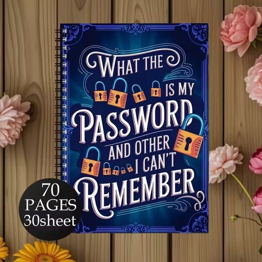 🔥Best Gift - 📅 Funny Password Notebook- Spiral Bound