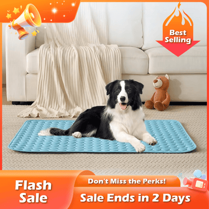 🐶🐱🐾 Cooling Pet Pad Multi‑Size – Breathable, Washable, Non‑Slip – Dog Bed, Sofa Cover, Car Seat Mat – Supports up to 80kg – 3 Colours Available
