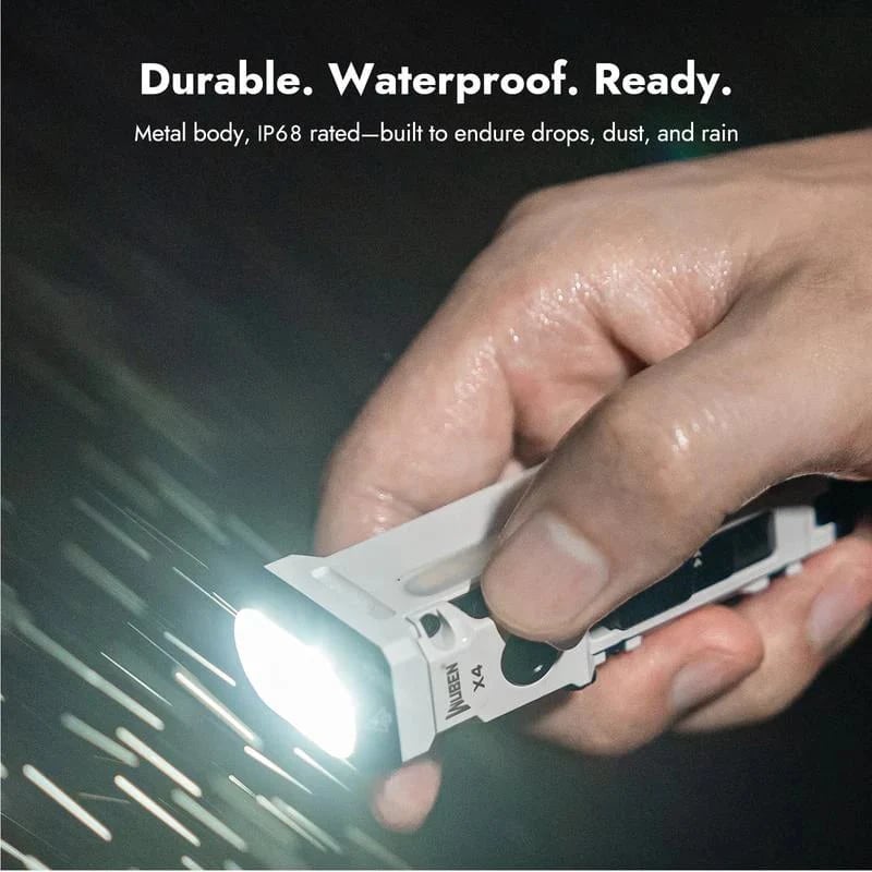 LED work light with 180° rotating head