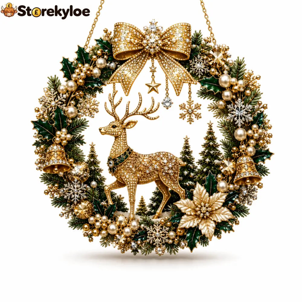 DIY Christmas Diamond Art Kits for - Christmas Golden Deer - Houseware & Kitchen