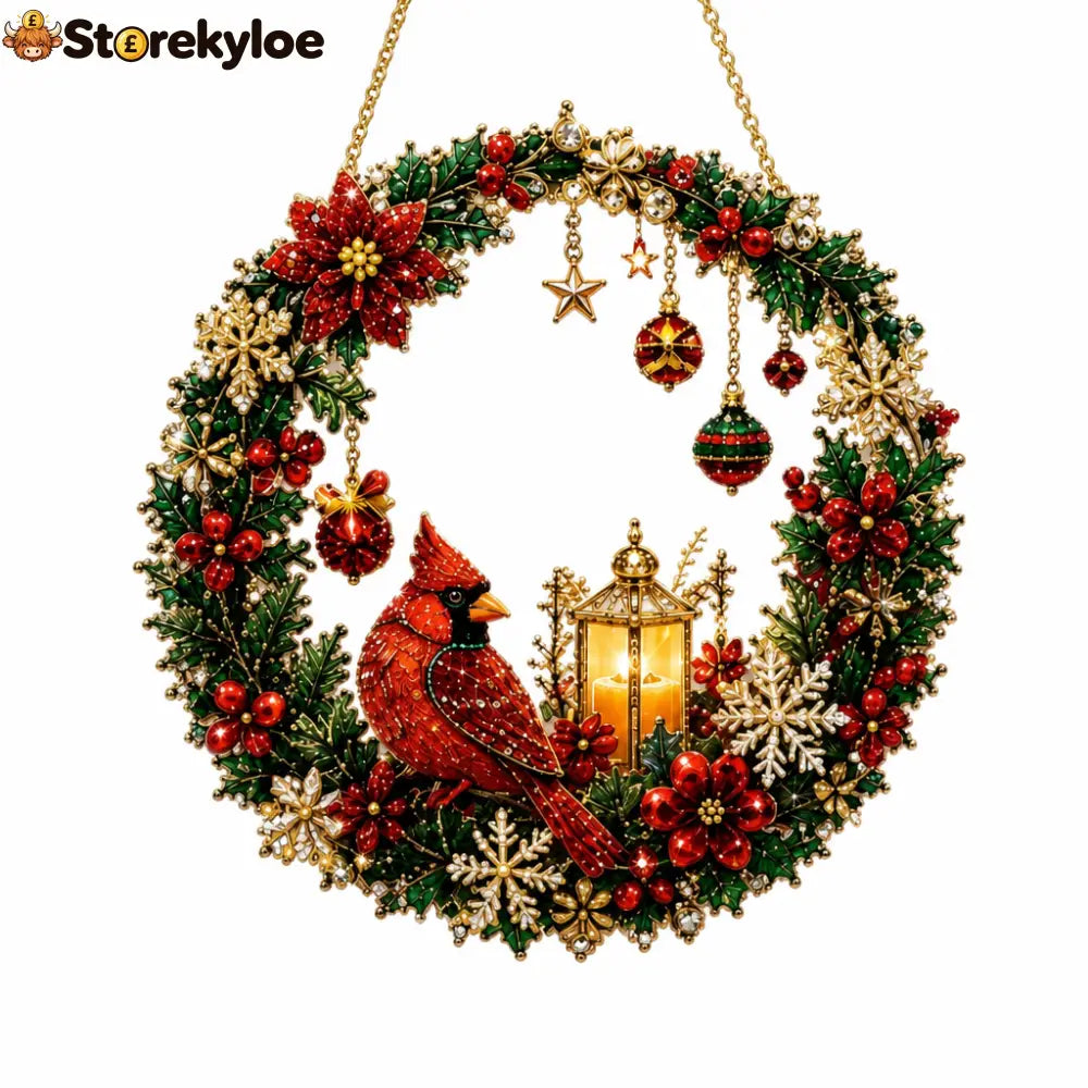DIY Christmas Diamond Art Kits for - Christmas Red Bird - Houseware & Kitchen