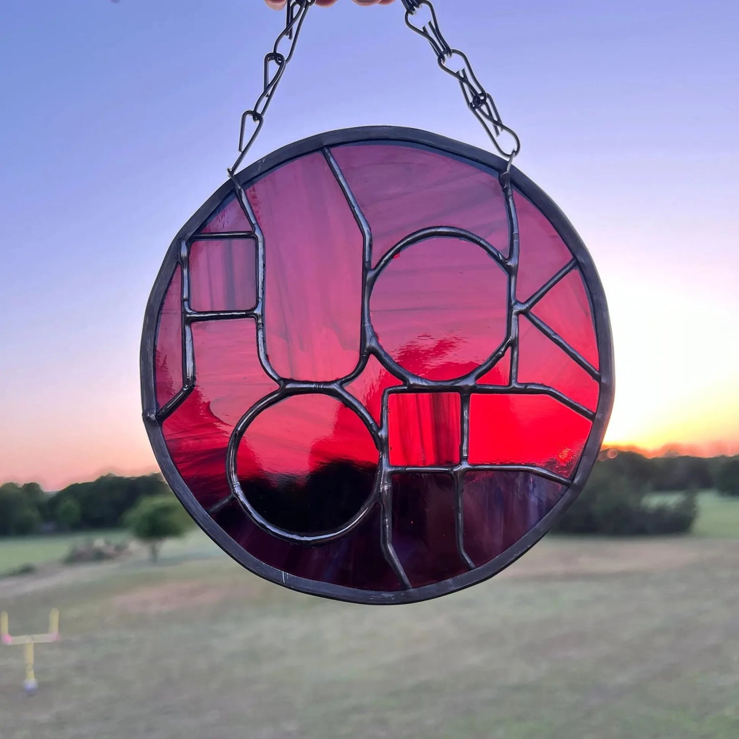 🤣F*CK OFF Stained Suncatcher – Bold, Bright & Unapologetically Funny