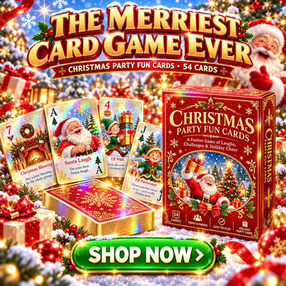 🃏🎅 Christmas Holiday Cheer Playing Cards - Make Your Christmas Game Night More Fun!