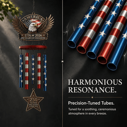 250 Years of Freedom  Commemorate Wind Chime