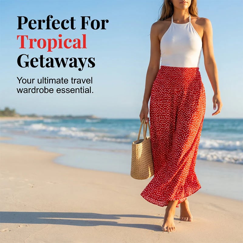 ⏳Time-Limited Special⏰Women’s Flowy High Waist Wide-Leg Pants – Slimming, Comfy & Chic