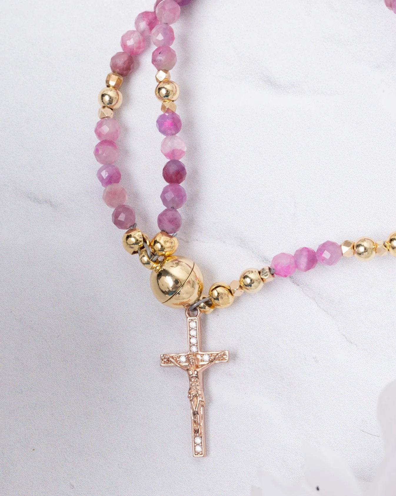 ✝️Handcrafted rosary bracelets📿