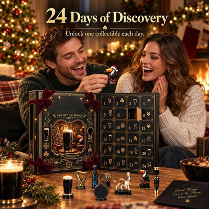2026 Limited Edition Advent Calendar 24-Piece Miniature Collectibles Holiday Countdown Gift for Beer Lovers & Collectors