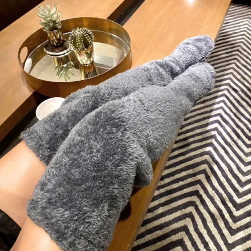 💕Velvety Fleece Knee Socks For Christmas❄️