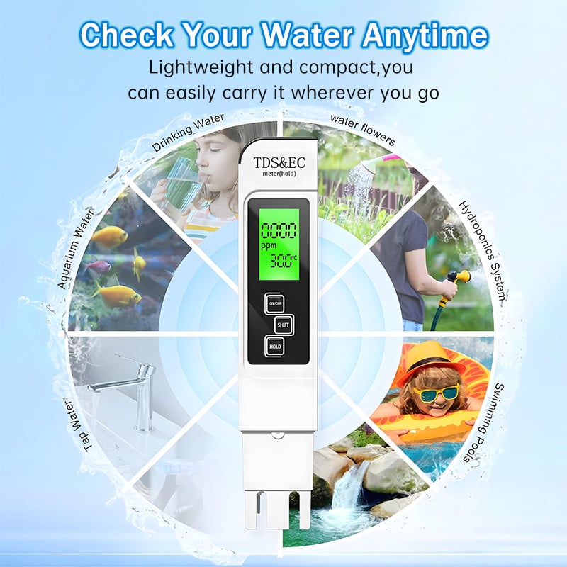 🔥Hot Sale🔥2026 All-New 4 in 1 Digital Water Tester