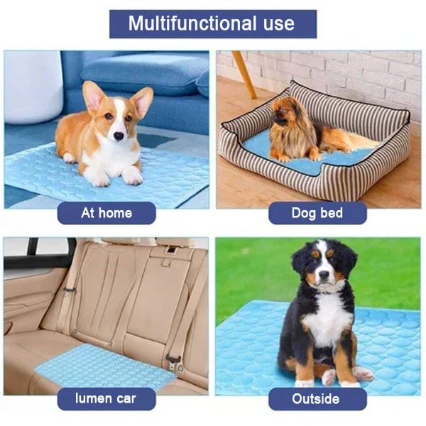 🐶🐱🐾 Cooling Pet Pad Multi‑Size – Breathable, Washable, Non‑Slip – Dog Bed, Sofa Cover, Car Seat Mat – Supports up to 80kg – 3 Colours Available