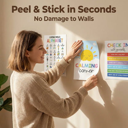 Calming Corner Posters- 12 Pcs