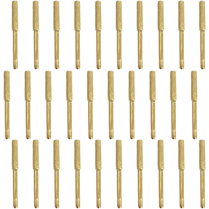 30/60 Pcs Diamond Chainsaw Sharpener 5/32, 3/16, 7/32 Inches