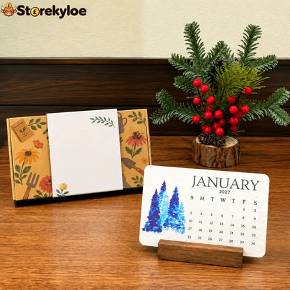 ✨Early Holiday Sale 45% OFF🌱Eco-Friendly Plantable “Timeless” Seed Calendar 2027 - Plantable Seed Calendars