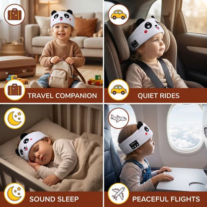 Kids & Adult Sleep Headband | Ultra Soft Bluetooth Animal Music Headphones