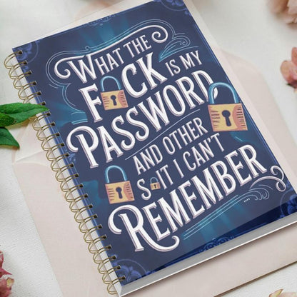 🔥Best Gift - 📅 Funny Password Notebook- Spiral Bound