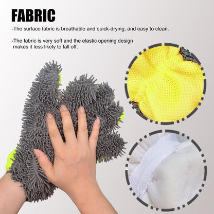 Scratch-Free 5-Finger Wash Mitt Rjc