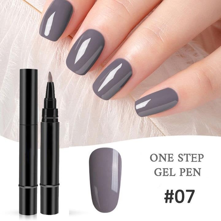 💅 Limited Time Buy 1 Get 1 Free ! ✨One Step Nail Gel Pen🎨Free handheld mini UV nail lamp💡