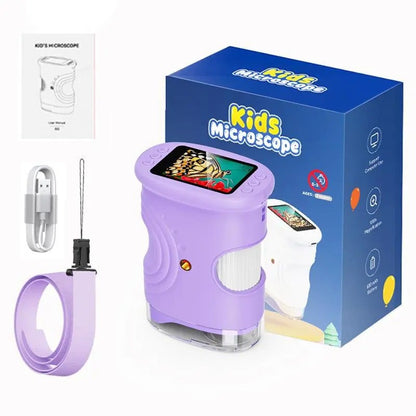🔬 1000X Magic Eye: Kids' 2-in-1 Handheld Microscope & HD Camera 📸