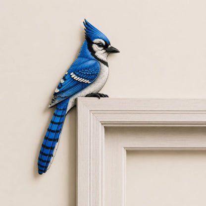 🐦✨Wooden Chickadee Door Topper