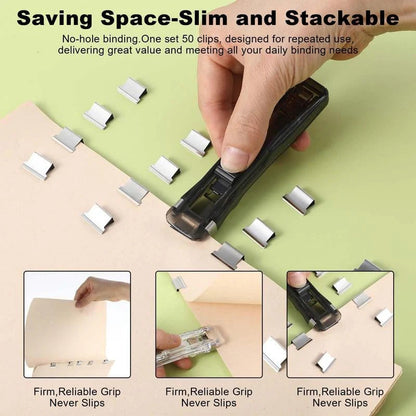 Compact Reusable Document Clips – Neat, Stylish & Easy Organisation