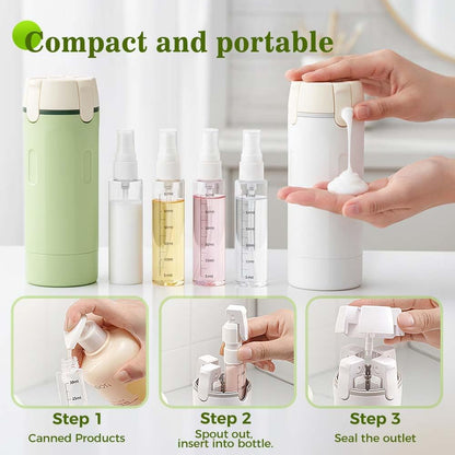 4 in 1 Travel Dispenser,4 Pack 30ML Travel Bottles