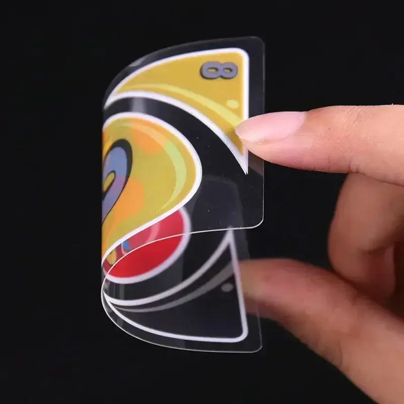💦Waterproof Clear UNO Plastic Playing Cards - 🔄for Swimming Pool, Beach Party