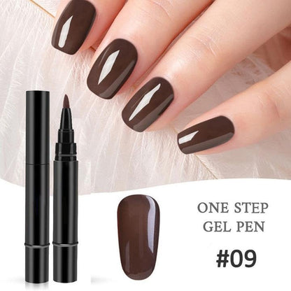 💅 Limited Time Buy 1 Get 1 Free ! ✨One Step Nail Gel Pen🎨Free handheld mini UV nail lamp💡