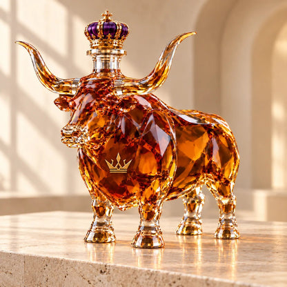 👑Western Bull Whiskey Bottle