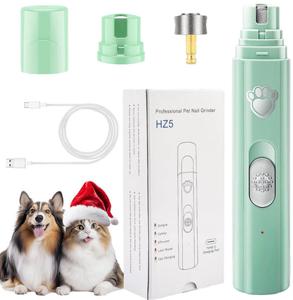 ⏰Trim Nails Like a Vet Pro! ✂️🏆 | Smart LED Pet Grinder - See Blood Vessels, Zero Ouch Guarantee