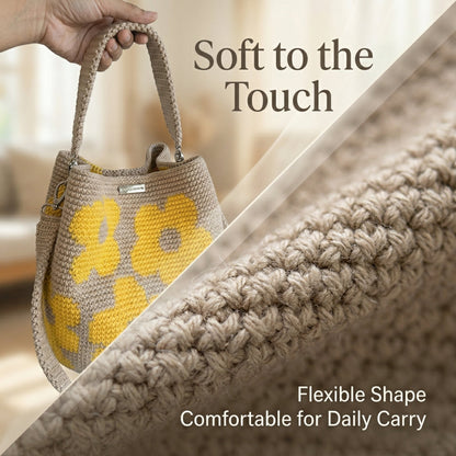 🏆Last Day Promotion 49% OFF🧵Handmade Crochet Flower Tote 🌼✨
