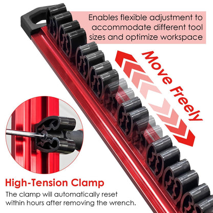 🔥LAST DAY 49% OFF - 🧲🛠️Magnetic Wrench and Screwdriver Organizer – Tool Organizer for Workshop & Garage
