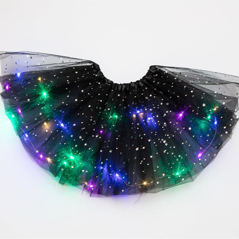 🌟 Final Clearance! Princess Glow LED Skirt – Soft Safe Stretchy