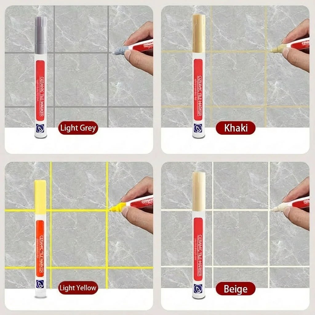 Anti-Mould & Waterproof Joint Pen for Ceramic Tiles(2PCS)