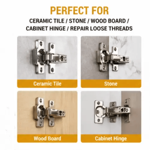 🔥LAST DAY 49% OFF - 🛠️🔩 6×14mm Short Expansion Screw Set for Cabinet Hinge Repair & Stripped Thread Restoration