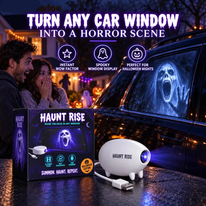 🎃 Halloween Window Projector ✨ 16 Spooky Films USB Powered Holiday Decor