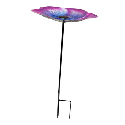 Decorative Bird Bath Detachable Pole Ornament Bird Watcher Gift Multipurpose