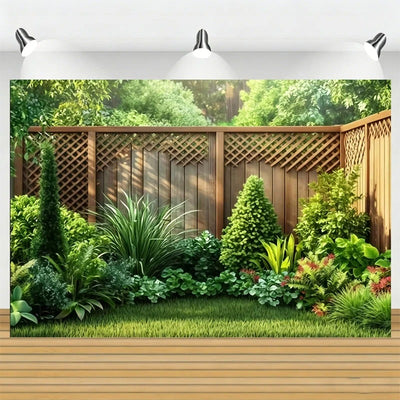 Magical Forest Floral & Butterfly Backdrop