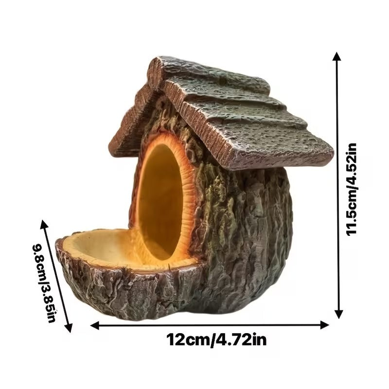 Vintage Treehouse Shape Bird Feeder