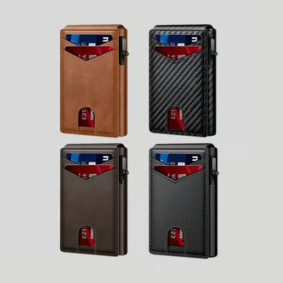 Aluminum RFID Blocking Minimalist Wallet for Men